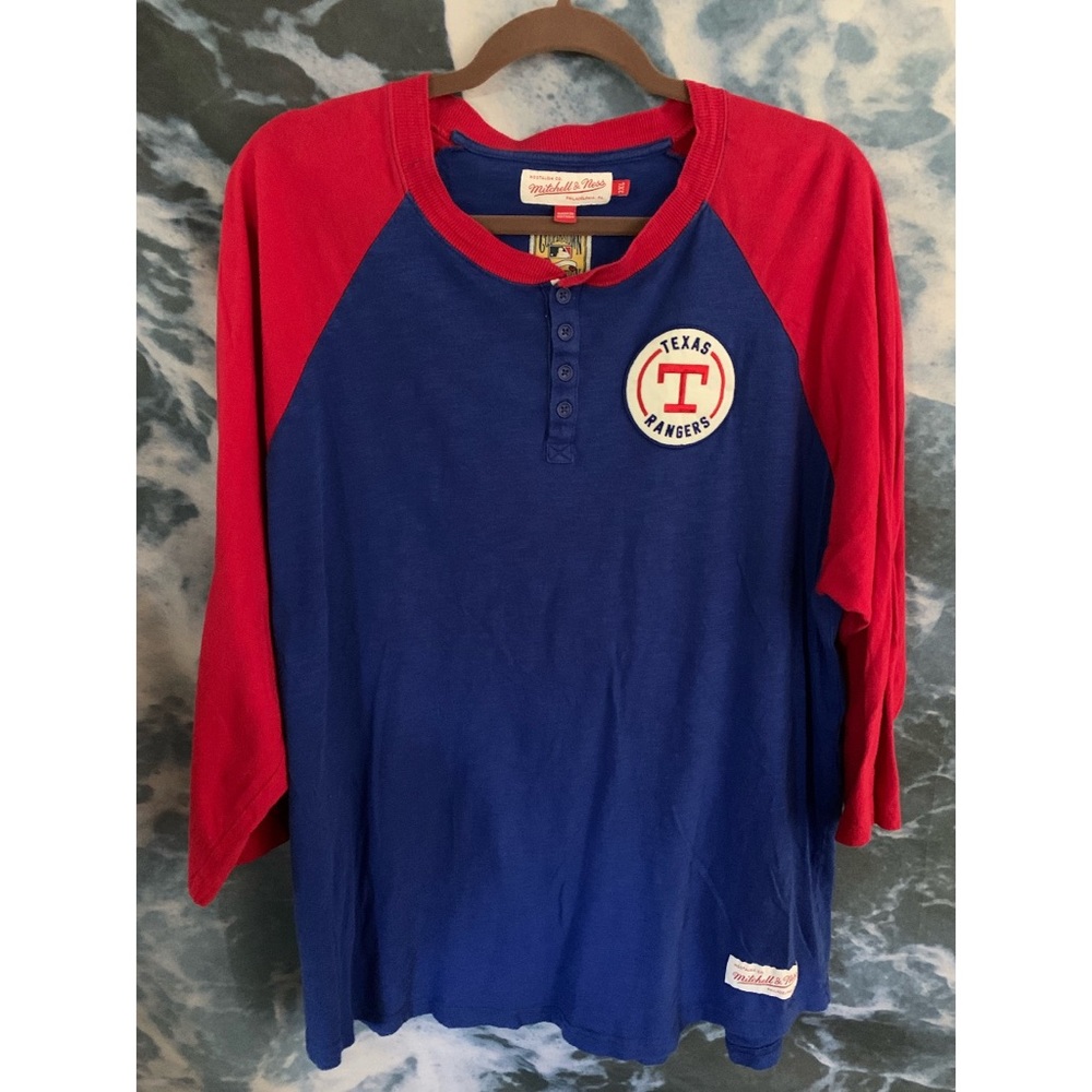 Texas Rangers baseball tee
